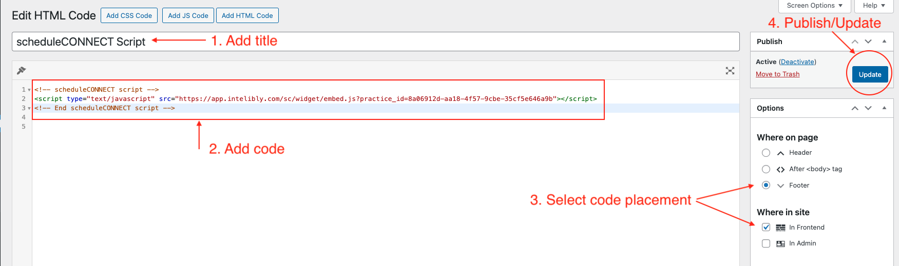 Wordpress add scheduleconnect-code.png