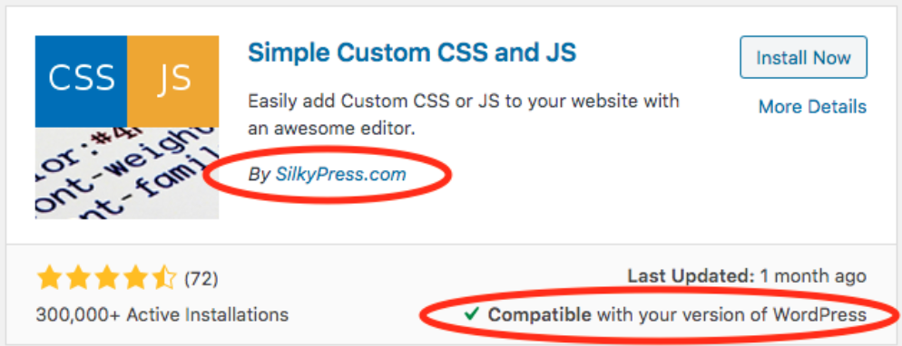 Wordpress plugin description